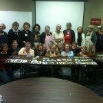 Lynne Perrella and Anne Bagby hosting the mixed media art class