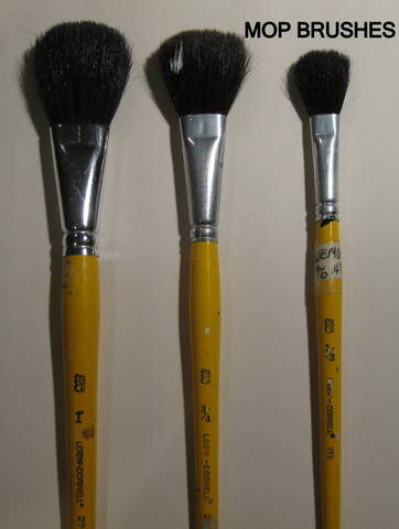 Mop Paint Brush Shapes