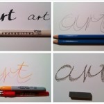 Samples done with classic writing tools