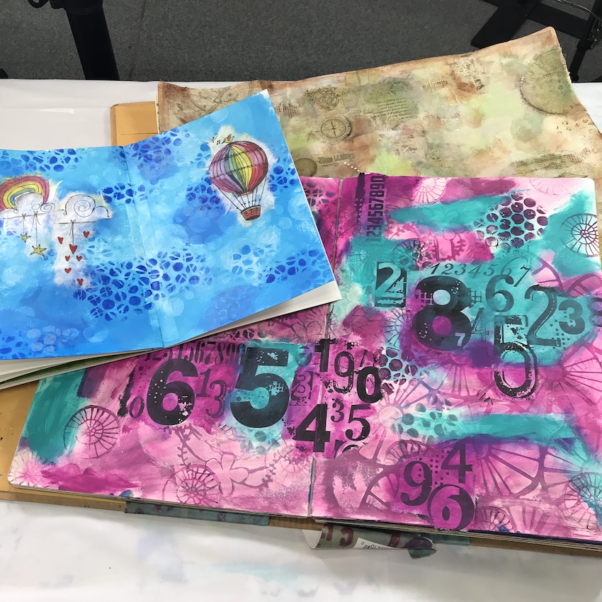 How to use rice paper in crafts - idea #1 - Is it an art journal or  scrapbook page?
